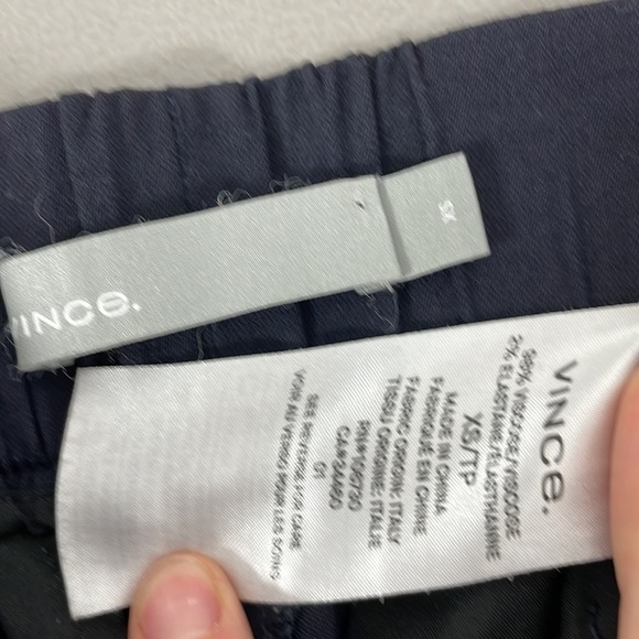Vince Pants Womens X Small XS Blue Straight Leg Pockets - Picture 8 of 11